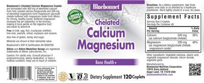 Chelated Calcium Magnesium label