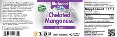 Chelated Manganese label