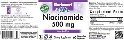 Niacinamide 500 mg label