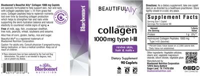 Collagen 1,000 mg label