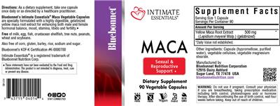 Maca label