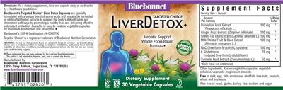 Liver Detox label