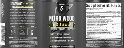 Nitro Wood Magnum label