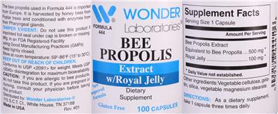 Bee Propolis Extract w/Royal Jelly label