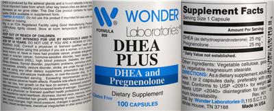DHEA Plus label