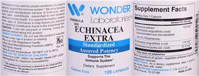 Echinacea Extra label