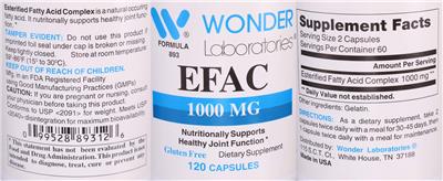 EFAC 1000 mg label