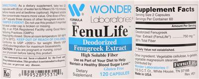 FenuLife label