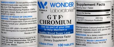 GTF Chromium label