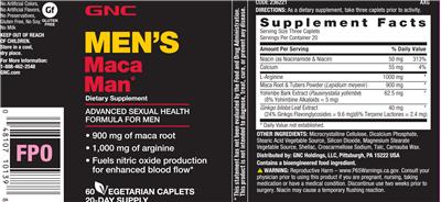 Maca Man label