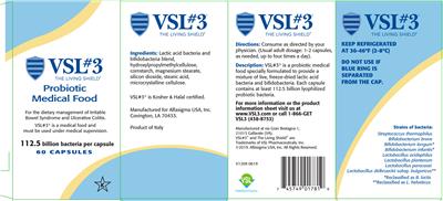 VSL#3 Capsules label