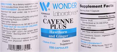 Cayenne Plus label