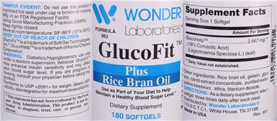 GlucoFit label