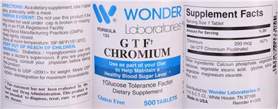 GTF Chromium label