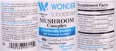 Mushroom Complex label
