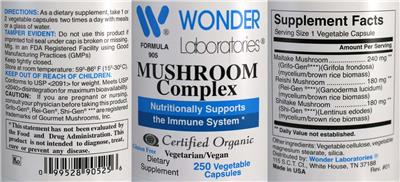 Mushroom Complex label