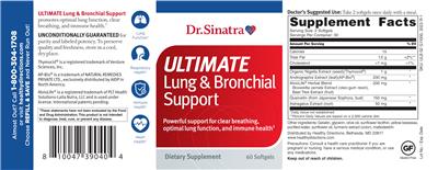 Ultimate Lung & Bronchial Support label