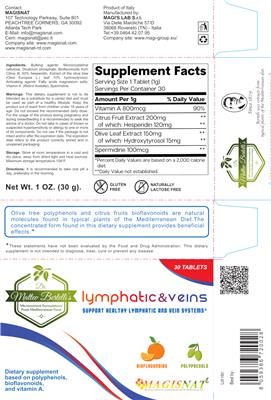 Lymphatic & Veins label