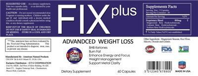Fix Plus label