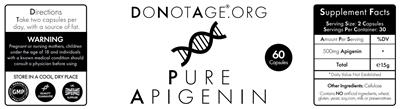 Pure Apigenin label
