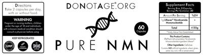 Pure NMN label