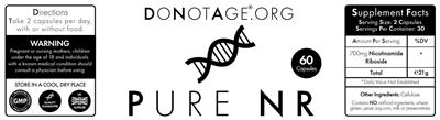 Pure NR label