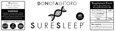 SureSleep label