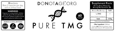 Pure TMG label