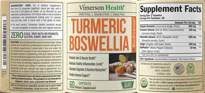 Turmeric Boswellia label