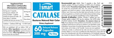 Catalase 500 mg label