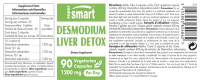 Desmodium Liver Detox label