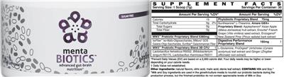 MentaBiotics label