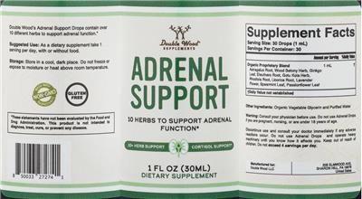 Adrenal Support label