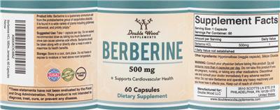 Berberine 500 mg label