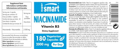 Niacinamide 2000 mg label