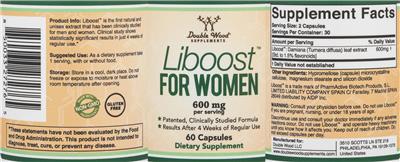 Liboost for Women 600 mg label