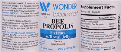 Bee Propolis Extract label