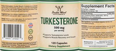 Turkesterone 500 mg label