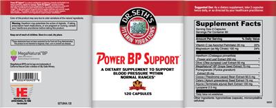 Power BP Support label