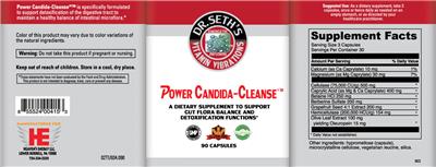 Power Candida-Cleanse label
