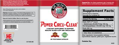 Power Circu-Clear label