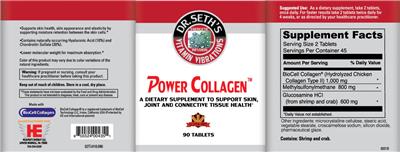 Power Collagen label