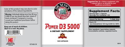 Power D3 5000 label