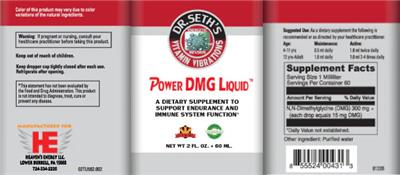 Power DMG Liquid label