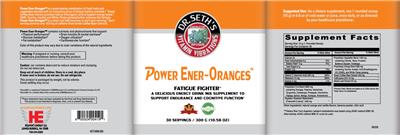Power Ener-Oranges label