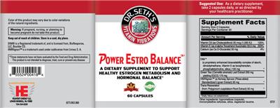 Power Estro Balance label