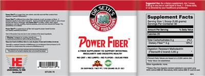 Power Fiber label