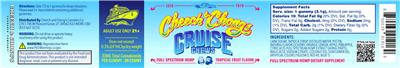 Cruise Chews Tropical Fruit Flavor label