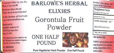 Gorontula Fruit Powder label