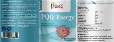 PQQ Energy label